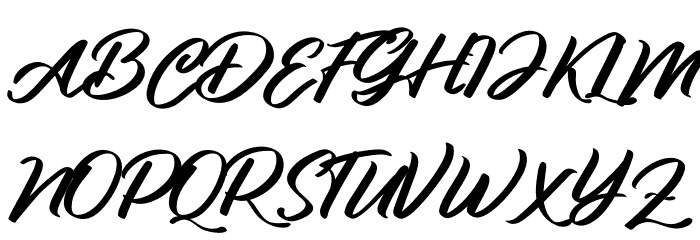 Clauster Schriftart Groß