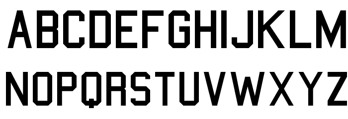 College 字体 小写