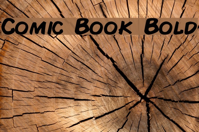 Comic Book Bold Fuentes examples