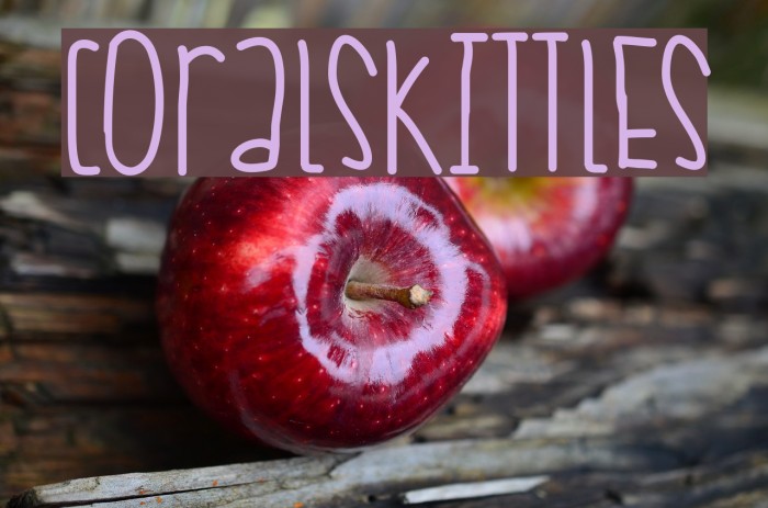 CoralSkittles لخطوط تنزيل examples