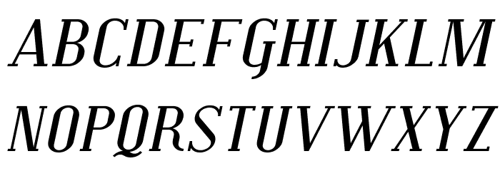 Covington Exp Italic Font UPPERCASE