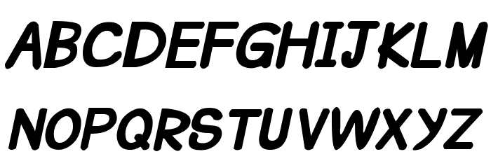 CRU-Suttinee-Hand-Written-Bold Caratteri MAIUSCOLE