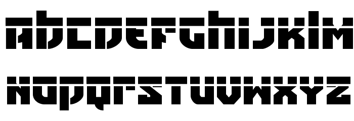 Crazy Ivan Laser Font Litere mari