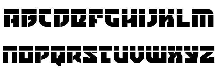 Crazy Ivan Laser Font Litere mici