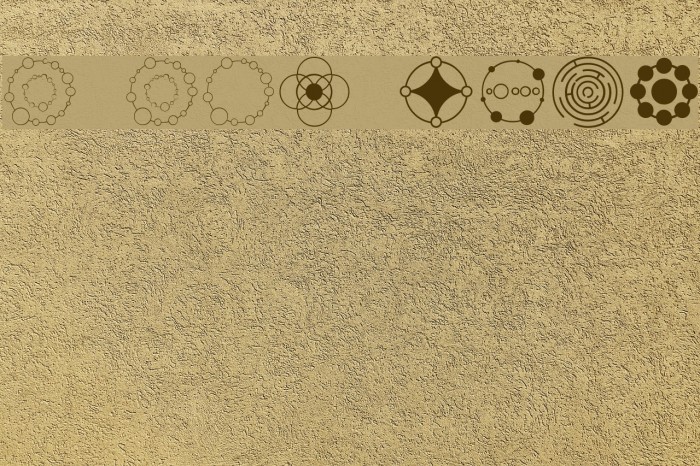 Crop Circle Dingbats फ़ॉन्ट examples