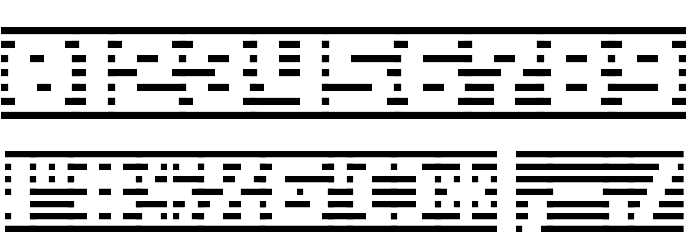 D3 DigiBitMapism type B wide फ़ॉन्ट अन्य घर का काम