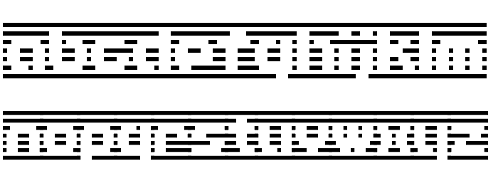 D3 DigiBitMapism type B wide फ़ॉन्ट लोअरकेस
