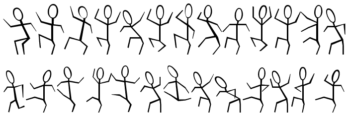 DANCEMAN Font LOWERCASE