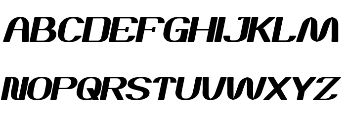 DANIEL Bold Italic Caratteri MAIUSCOLE