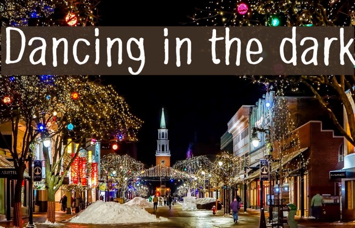 Dancing in the dark لخطوط تنزيل examples