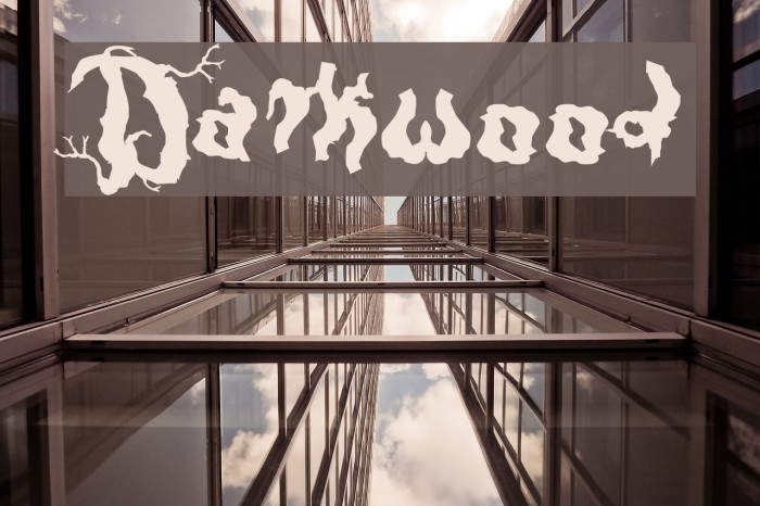 Darkwood フォント examples