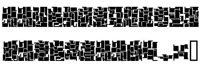 damara a フォント 大文字