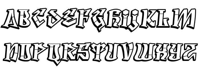 Degrassi Font Litere mici