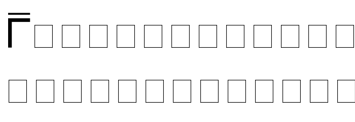 Dethek Font UPPERCASE