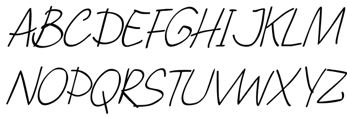 DHF Happy Birthday Ryan Italic Schriftart Groß