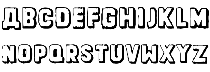 Dinarjev Republika Font UPPERCASE