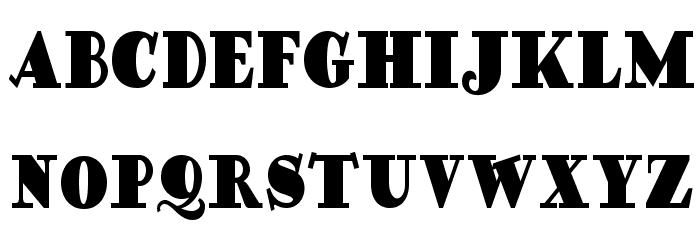 Ding Dong Daddyo NF Font UPPERCASE