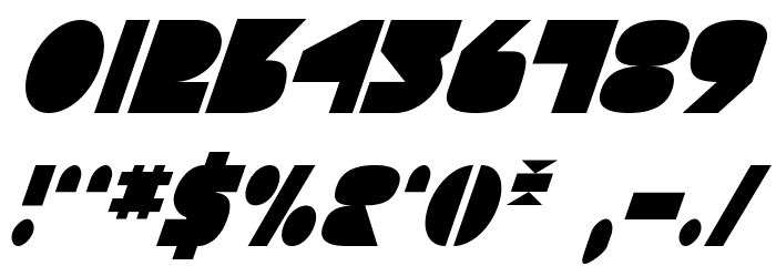 Disco Deck Condensed Italic لخطوط تنزيل حرف أخرى