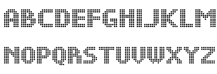DS Dots Medium Шрифта строчной