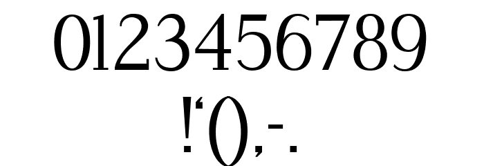 Duality フォント その他の文字