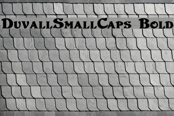 DuvallSmallCaps Bold Шрифта examples