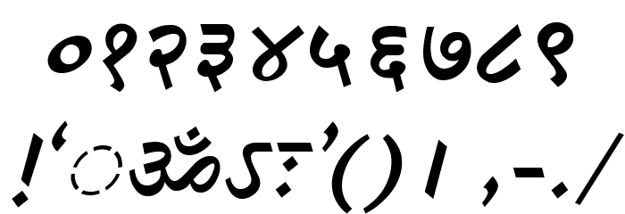 DV-TTSurekh Bold Italic Fuentes OTROS CHARS