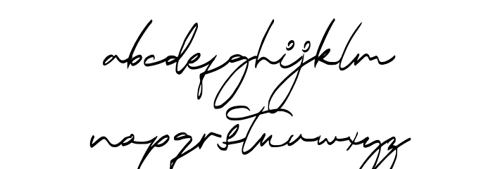 Earthan FREE Font Litere mici