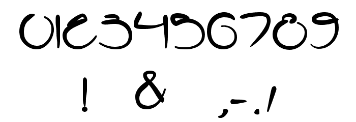 Elephant Font OTHER CHARS