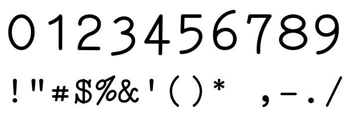 Erica Type Regular Font OTHER CHARS