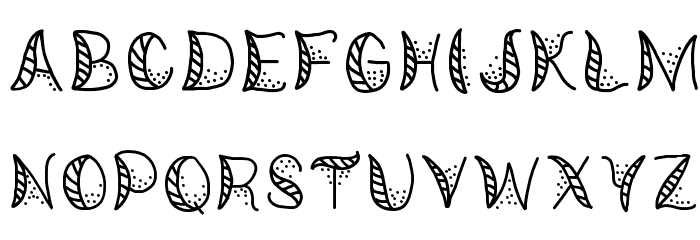 European Jazz American Music Font UPPERCASE
