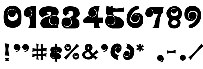 EYEfont フォント その他の文字