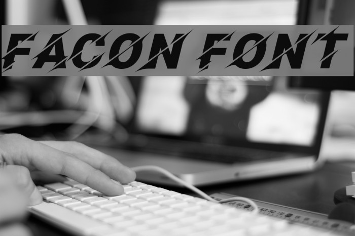 Facon Font examples