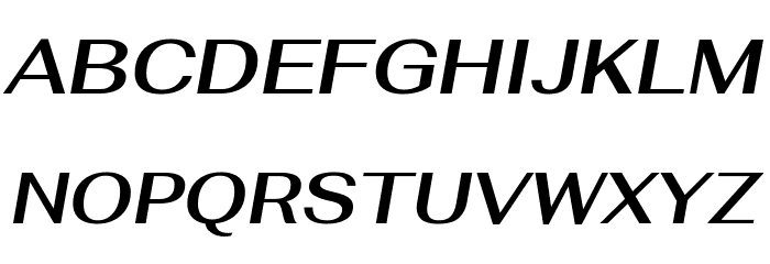 Fahkwang SemiBold Italic Fuentes MAYÚSCULAS