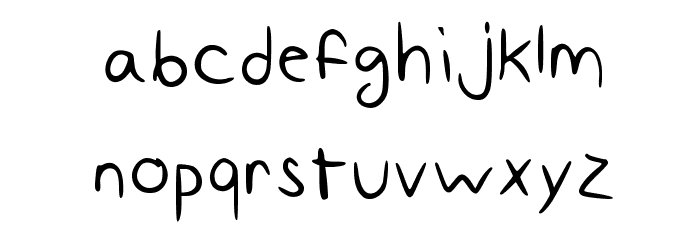 Fancy Not Medium フォント 小文字