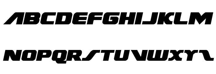 Federal Escort Semi-Italic Caratteri MINUSCOLO