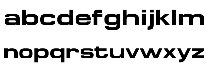 FederationBold Font LOWERCASE