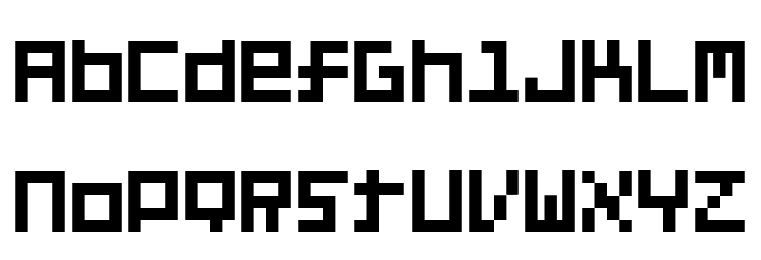 FivePixel Caratteri MAIUSCOLE