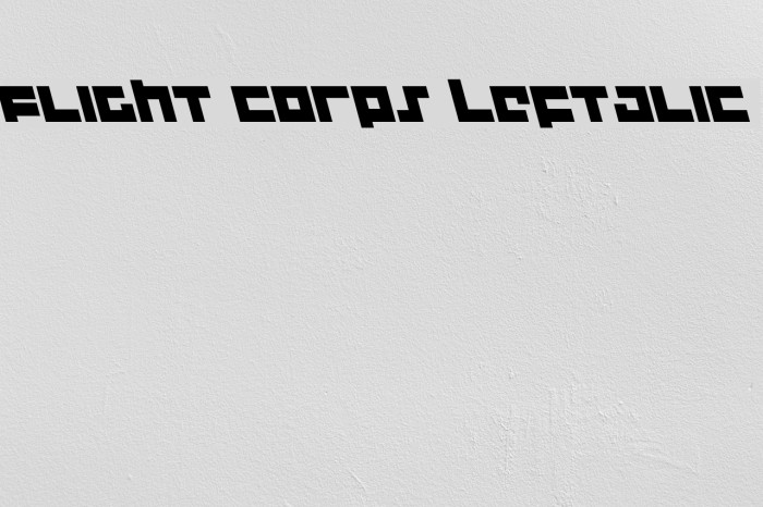 Flight Corps Leftalic Fuentes examples