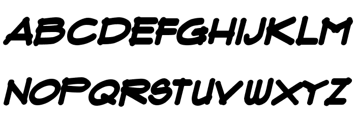 Flux Architect Bold Italic Font UPPERCASE