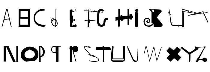 funQuandary Font Litere mici