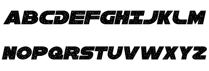 Galaxy 1 Condensed Italic Шрифта ВЕРХНИЙ