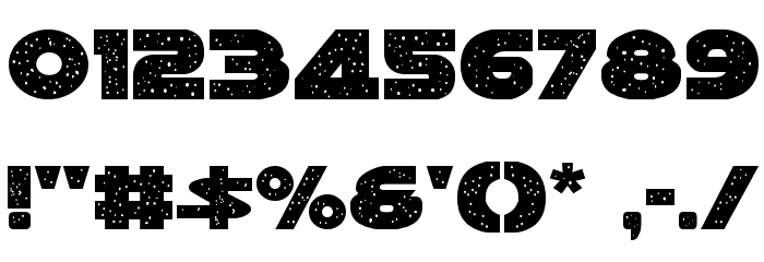 Galaxy 1 Condensed Шрифта ДРУГИЕ символов