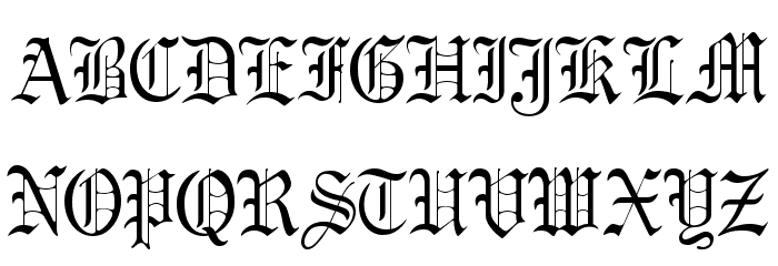 Gargoyle SSi Schriftart Groß