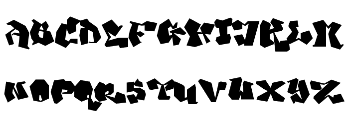 Ghang Plain Font UPPERCASE