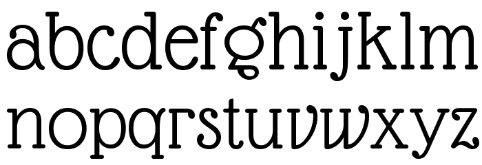 Glass Antiqua Font LOWERCASE
