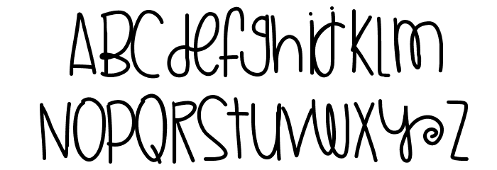GlazedHoneyBuns Font Litere mari