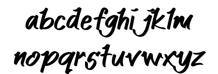 Gold-Jack Font LOWERCASE