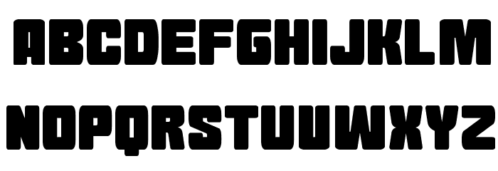 Goma Block Schriftart Groß
