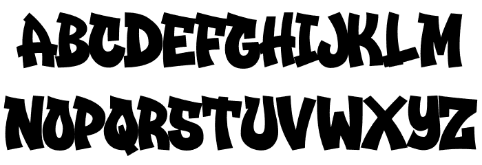 Graffiti Urban Regular Polices MINUSCULES