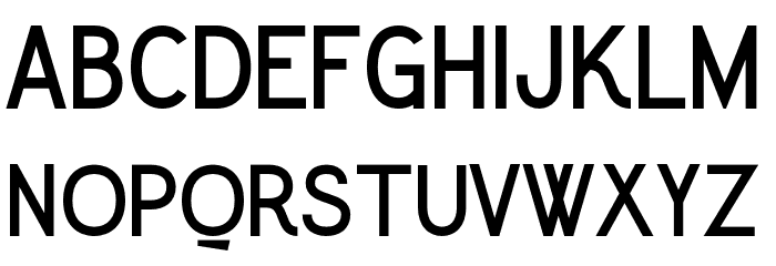 Greback Grotesque PERSONAL Bold Schriftart Groß